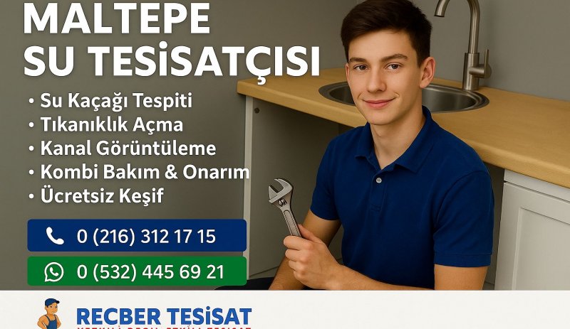 Maltepe Su Tesisatçısı  7/24 Cihazlı Kaçak Tespiti  Reçber Tesisat